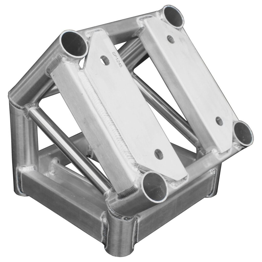 Cedarslink 8x8 Truss Corner Bracket - Variable Angle Adjustment For Black Bolt Trussing