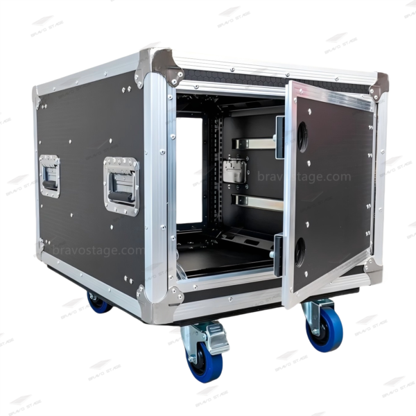 8U Slide & Slam Shockmount Rack Case with Wheels - Bravostage - China ...