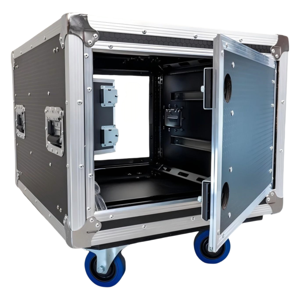 8U Slide & Slam Shockmount Rack Case with Wheels - Bravostage - China ...