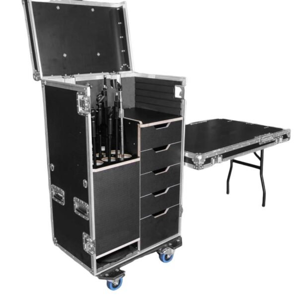 12-UP Mic Stand with Drawers WorkBox