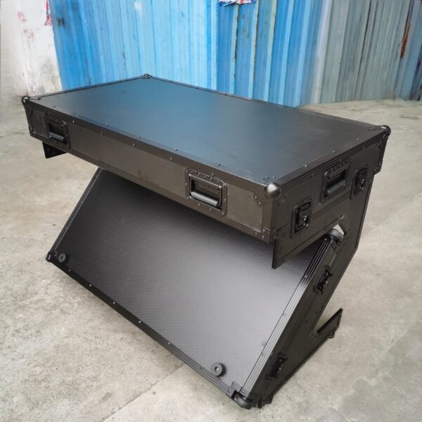 Black Fishin Portable Folding Z Style DJ Table - Image 2