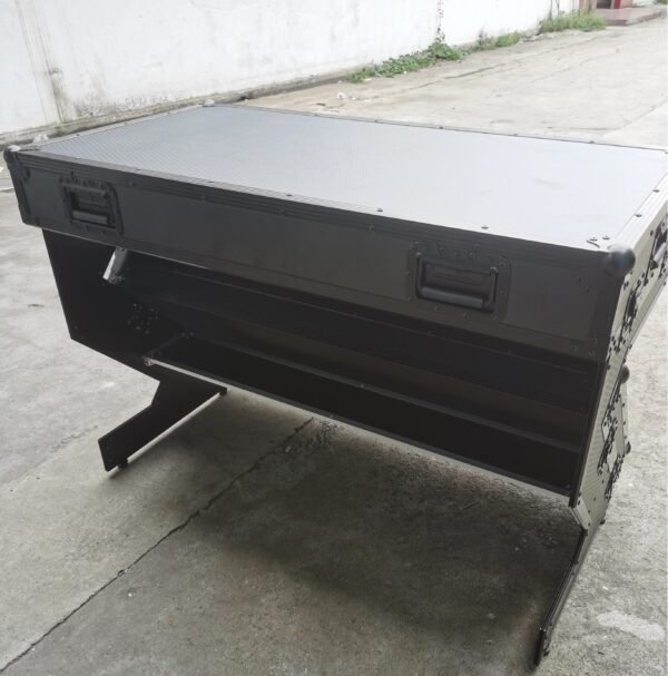 Black Fishin Portable Folding Z Style DJ Table - Image 7