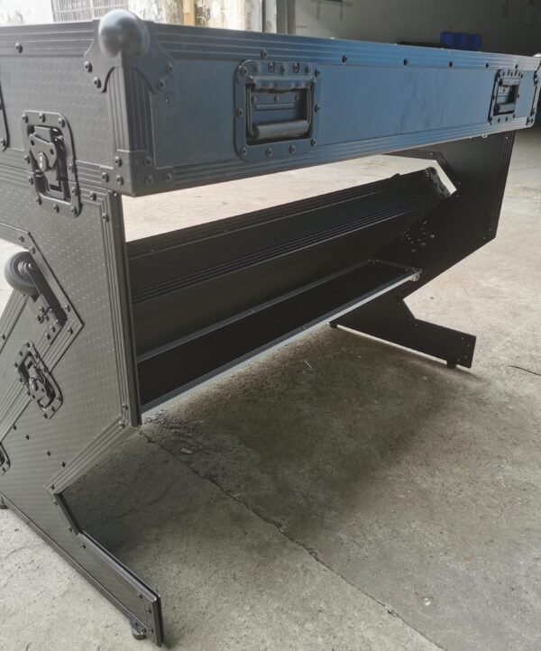 Black Fishin Portable Folding Z Style DJ Table - Image 8