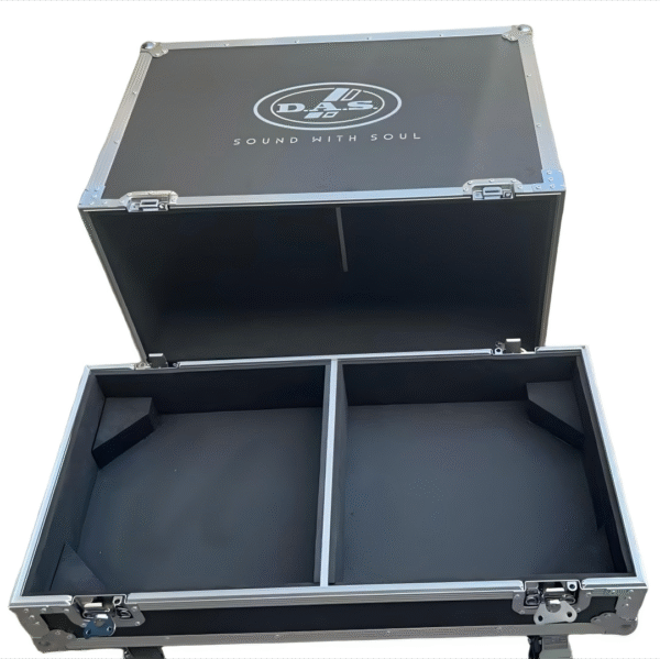 Flight Case 2x DAS 515A Speakers
