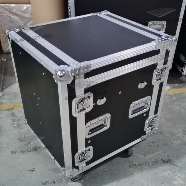 7U Space Shockproof Rack Case with Mixer Top - Image 5