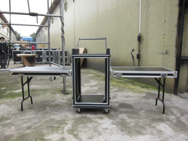 16U Space Shockproof Rack Case with 4U Mixer Top - Image 2
