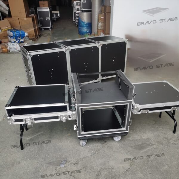 7U Space Shockproof Rack Case with Mixer Top - Image 4