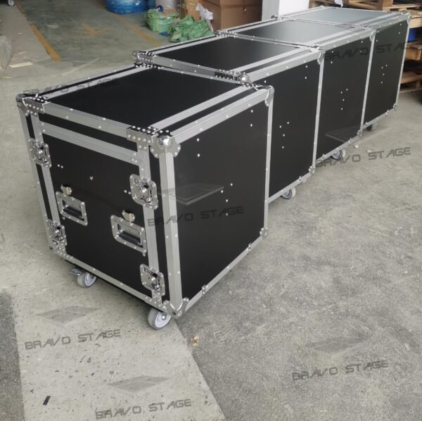 7U Space Shockproof Rack Case with Mixer Top - Image 6