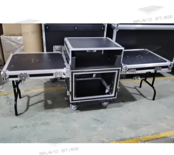 7U Space Shockproof Rack Case with Mixer Top - Image 2