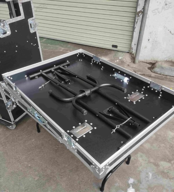 2X12U Mobile AV Broadcasting Streaming Recording Studio Workstation Case - Image 11