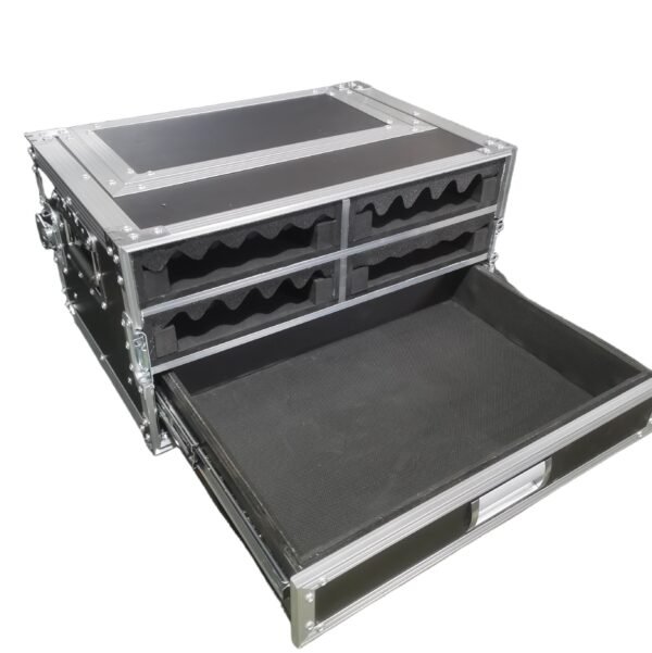 Wireless Mic Case for 4 Units & Handheld Storage+2U Drawer - Bravostage ...