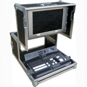 Video Controller Rack Workstation Flight Case