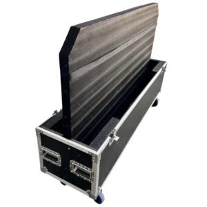 2in1 Flatscreen TV Monitor Screen Flight Road Case for 65‘’